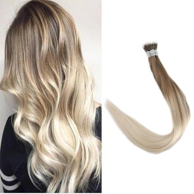 China Factory Wholesale Virgin Ring Human Hair Nano Ring Hair Extensions Seamless Double Drawn Straight for sale