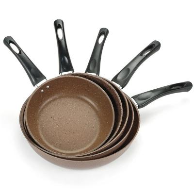 China High Quality Sustainable 2 Layer Non Coating Stick Frying Pan Cooking Pan for sale