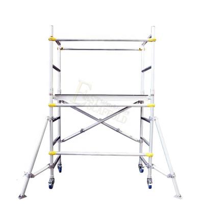 China Modern Portable Mobile Bearing Mini Aluminum Folding Scaffold Australian/European Standards for sale