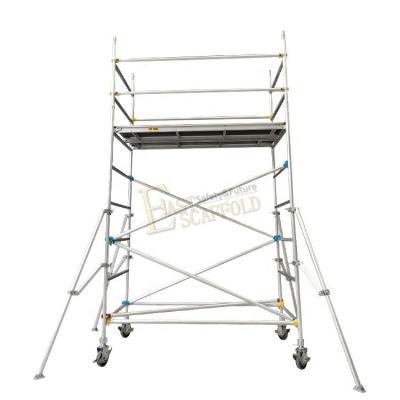 China Australian New Zealand Standards / EN1004 Modern Aluminum Ladder Scaffolding Set Mobile Scaffolding Tower for sale