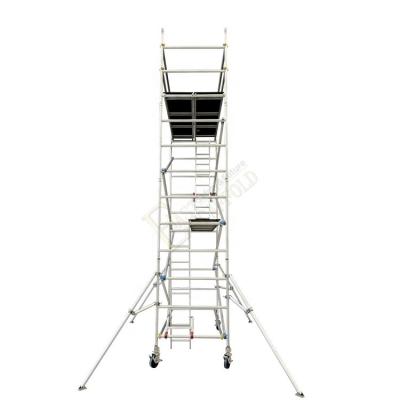 China Modern construction 10m American European Australian standard size aluminum mobile scaffolding tower for sale for sale