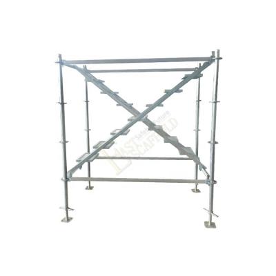 China High Material Certification EN12810 Building Construction Safety Hot Dip Galvanized Ringlock Scaffolding System for sale