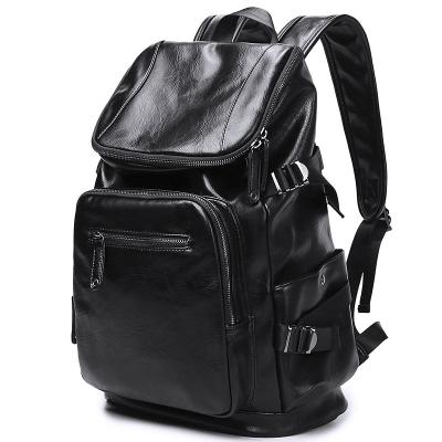 China DENUONISS 2020 Hot Selling Travel Bag Waterproof 15 Inch Man Waterproof Leather Backpack PU Backpack Laptop Bag for sale