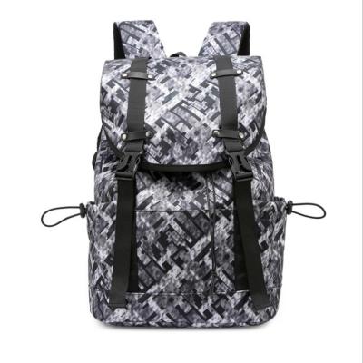 China 2020 hot sale custom cheap large capacity canvas laptop waterproof backpack teenage school bags for sale