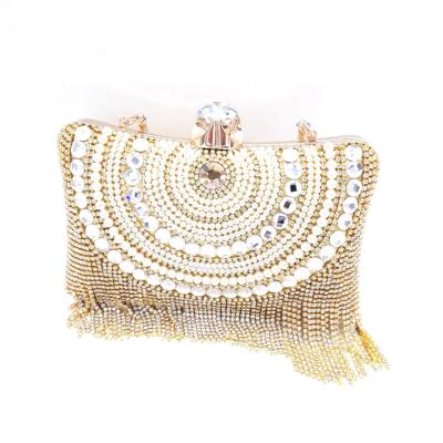 China Women's Same Handbags Same Clutch Bags Fashion Diamond-studded Even Banquet Cross - Body Bag Evening Banquet Clutch Bag for sale