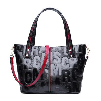 China 2020 high quality fashion trendy design embossed logo women shape handbags tote bag shoulder bags women for sale