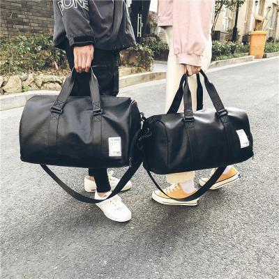 China Waterproof Shockproof Dustproof Travel Bags 2020 Wholesale Custom Durable Luggage Bag Outdoor Sports Travel Designer Custom Travel Bag PU Leather Duffel Bag Travel Bags for sale