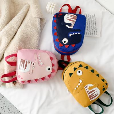 China 2020 Cute Daily Backpacks Kindergarten 3d Cartoon School Life Dinosaur Children Kids Backpack School Bags Fashionable Cartoon Small Backpack For Girls for sale