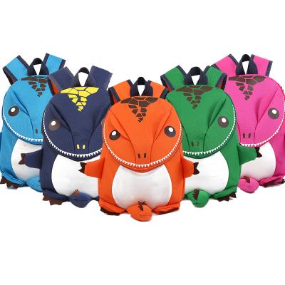 China Daily School Life Kids Backpack Parent-child Cartoon Travel Bags Kindergarten Baby Backpacks Cute 3D Dinosaur Kids Backpack 2-5 Years Old Backpack School Bag for sale