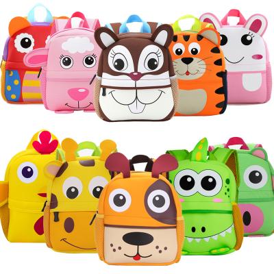 China Wholesale Fashionable 1-5 Years School Daily Backpack School Life Children Backpack Cute Cartoon Animal Baby Backpacks Plush Kid Backpack School Bags 3d for girls for sale