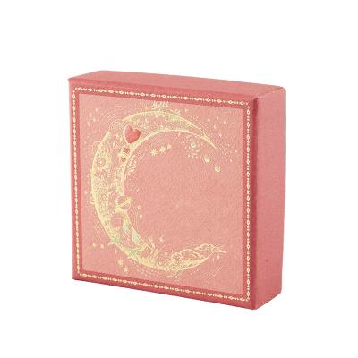 China Handmade Embossed Wrapping Paper Moon Food Snack Gift Box Inner Paper Backing With Embossing Heart Love Logo for sale