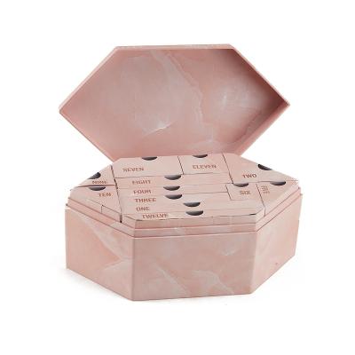 China Recycled Materials Customized Cosmetic Box Jewelry Box Multi-Drawer Cardboard Box Chocolate Sliver Environmentally Friendly Christmas Gift Boxes for sale