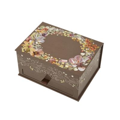 China Nuts And Cores Handmade Paper Food Packaging Box Gift Snacks Packaging Chocolate Paper Box With Insert for sale