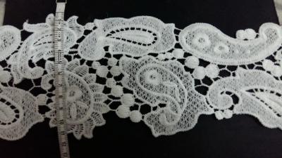 China Chemical lace white color embroidery lace for dress for sale