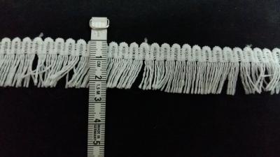 China New lace white color embroidery lace micro fiber lace fringe lace for sale