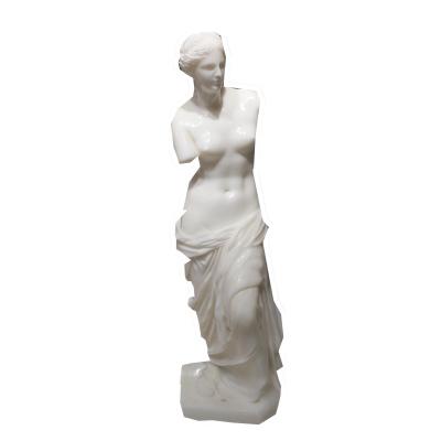 China Western Famous Porcelain White Marble Statue Of Venus De Milo Carves White Jade for sale