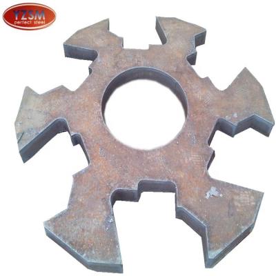 China Machine Parts Carbon Steel Plate Cutting Formed Parts Thickness Flame Cutting Processing Round Steel Plate for sale