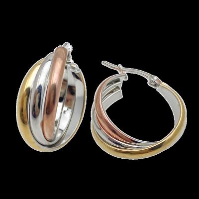 China Trendy Mexican luxury women's oversized earring women wedding earing for boys metal layered earrings for sale