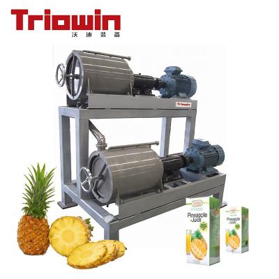 China High Efficiency Easy Operate Automatic Pineapple Juice Processing Machinery Extractor Machine Line for sale