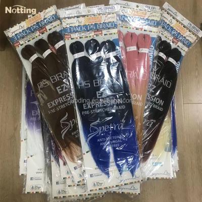 China Wholesale Ez Braiding Hair Stretch 26inch 52inch Braiding Pre Stretched X-Pressures 3x Hair Braids Synthetic Hair Braid for sale