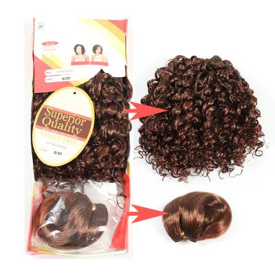 China Newhollywood Super Deep Curly Quality Toyokalon Deep Wave Bob Short Deep Water Wave Synthetic Curly Hair Bundle Extensions For Women for sale