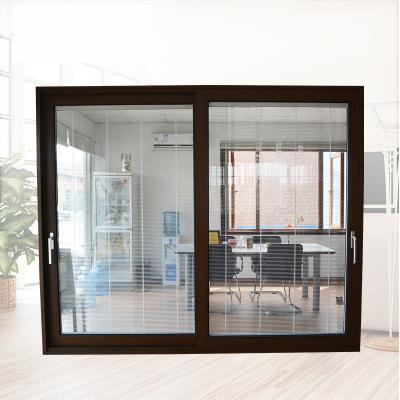 China Exterior Balcony Windproof Patio Kitchen Sliding Glass Doors Elevator Sliding Door Lift and Slide Door for sale