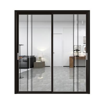 China Waterproof Sliding Door High Quality Aluminum Sliding Hotel French Doors For Patio for sale