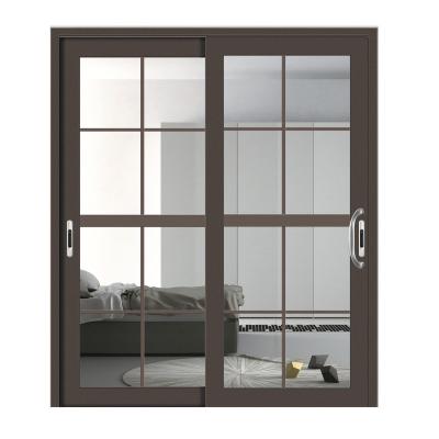 China Patio Sliding Glass Doors Sliding Glass Door Waterproof Aluminum Shatterproof Glass Door for sale