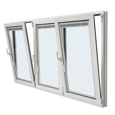 China Factory direct sale aluminum casement entrance windows heat insulation tilt and turn inswing aluminum window for sale