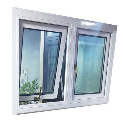 China Durable Reinforced Aluminum Awning Windows American Style Double Hung Sash Aluminum Window for sale