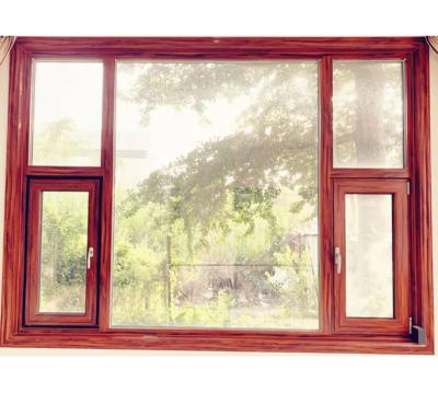 China American Style Aluminum Window Heat Storm Proof Casement Flush Cutout Swing Casement Window Swing Windows for sale