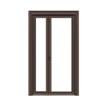 China Waterproof Customized Glass Door Single Swing Door Leaf Double Swing For Bathroom for sale