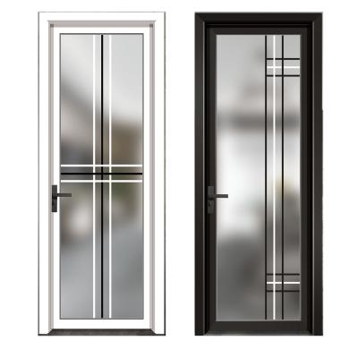 China Waterproof Modern Aluminum Swing Door Entry Doors Bedroom Bathroom Restaurant Door for sale