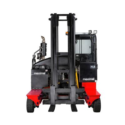 China Building Material Shops Maximal 5T 5000kg Diesel Multi Direction Side Loader Forklift Made in China for sale