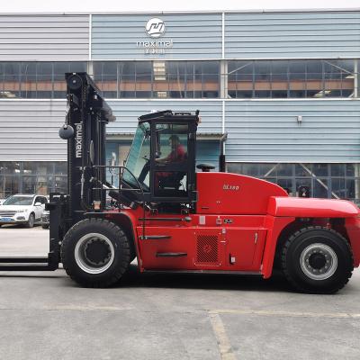 China Building Material Shops New Maximal 32 ton Diesel powered Heavy Duty Forklift for steel handling for sale