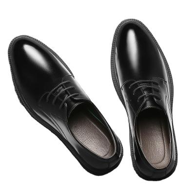 China Direct Selling Low Low Leather Upper Breathable Inner Increase Wear-Resistant Wedding Shoes Manufacturer Leather Oxford Shoes for sale