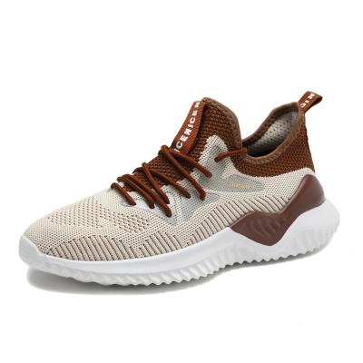 China Leisure Goods Use Men Breathable Sports Solid Color Running Shoes For Summer for sale