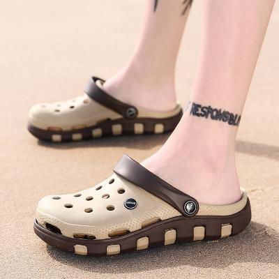 China CUSHIONING 2021 new spring and summer two wear anti slip fashion and wear Korean couple sandals for sale