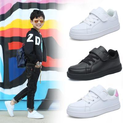 China boys and girls sports white casual shoes 4-16 years old children's shoes middle school white children's shoes for sale