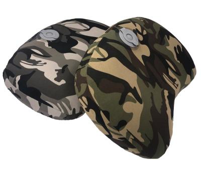 China Camouflage Anti-Static Head Support Air Travel Pillow Custom Logo Travel Pillow Inflatable Pillow for sale