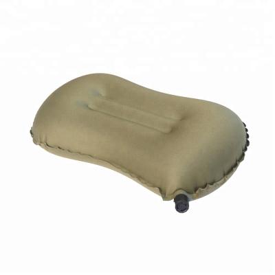 China Anti-static Camping Hiking Inflatable Car Air Transport Sleep Nap Neck Pillow for sale