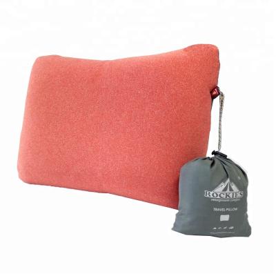 China Anti-Static outdoor inflatable soft camping travel neck air pillow for sale