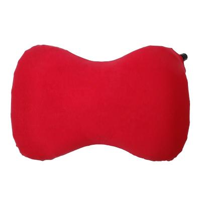 China Anti-Static Unique Design Peanut Shape Air Neck Travel Pillow for sale