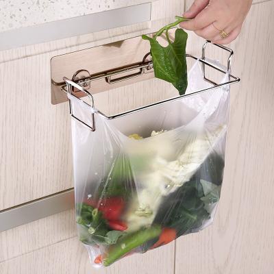 China Wholesale Viable Cabinet Tailgate Door Cupboard Kitchen Hanger Hanger Waste Bag Holder Plastic Storage Holder for sale