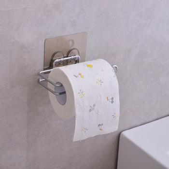 China 2021 Modern Stainless Steel Hanging Toilet Paper Holder With Shelf Roll Paper Holder for sale