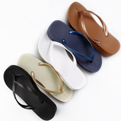 China Hotmarzz Fashionable High Heeled Outdoor Slippers Beach Ladies Slippers Luxury Slippers Flip Flops Wedding Women Slippers for sale