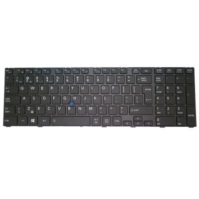 China Wholesale Plug and Play Laptop Keyboard for Toshiba Tecra W50-A MP-13F66DN6356 International UI USA Large Enter Black Without Backlit Used for sale