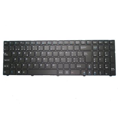 China Wholesale Plug and Play Laptop Keyboard for Pegatron E15K E15S V150062NK1 0KN0-CNCSG11 Swiss SG German with Black Frame for sale