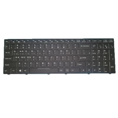 China CLEVO N850 CVM15F23K0J430E 6-80-N85H0-1-112-1 Korean Kr Black Frame Plug-in Wholesale Laptop Backlit Keyboard for sale