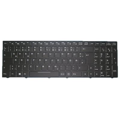 China CLEVO N850 N950 CVM15F26D0J430J3 6-80-N85K0-07A-1 GR Backlit Wholesale Plug & Play Black German Frame Laptop Keyboard for sale